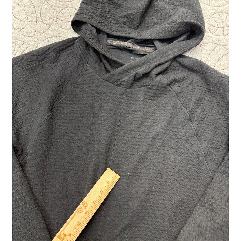 Nike Yoga Textured Hoodie Black Dri-FIT Pullover DV9875-010 / Mens XL